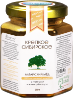 Алтайский мёд с пантами и живицей кедра «КРЕПКОЕ СИБИРСКОЕ» MeiTan